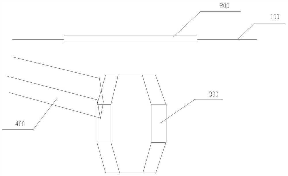 Blast furnace swing flow nozzle erosion state measuring method and device