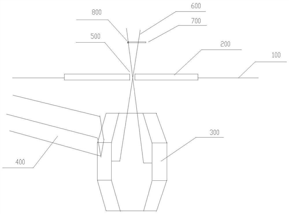 Blast furnace swing flow nozzle erosion state measuring method and device