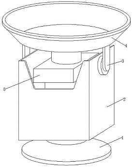 Satellite antenna transmission mechanism and satellite antenna