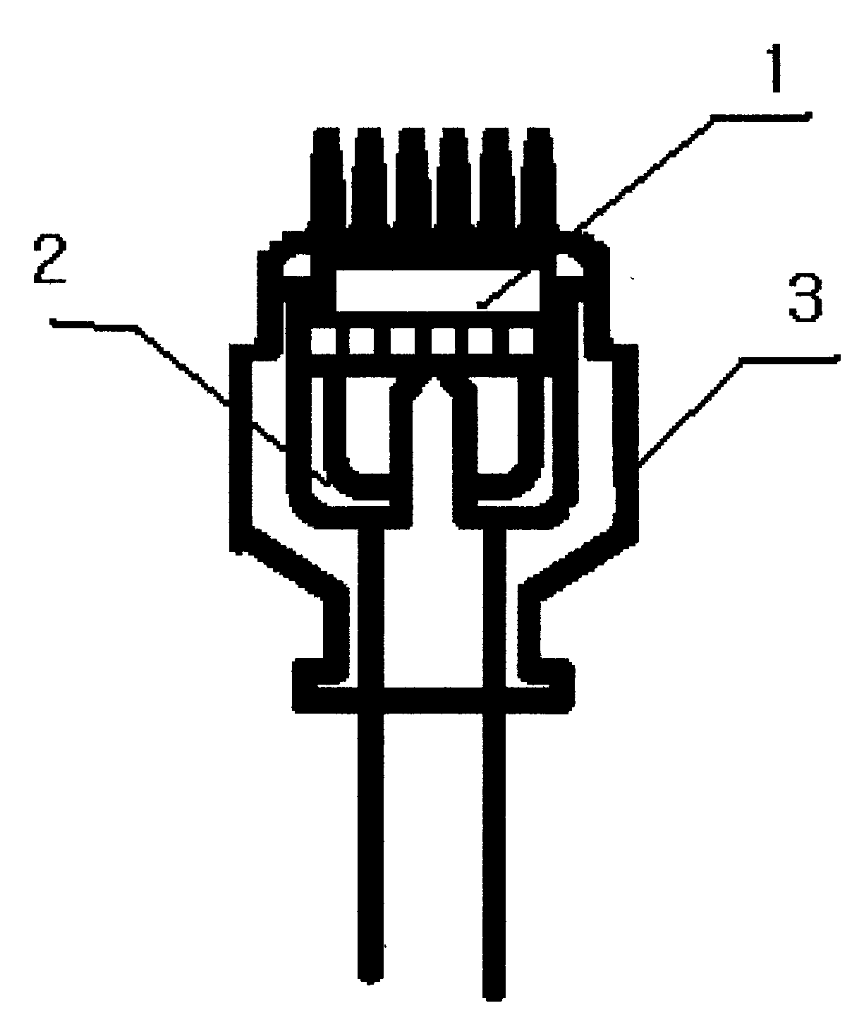 Manufacturing process flow of square microneedle massager