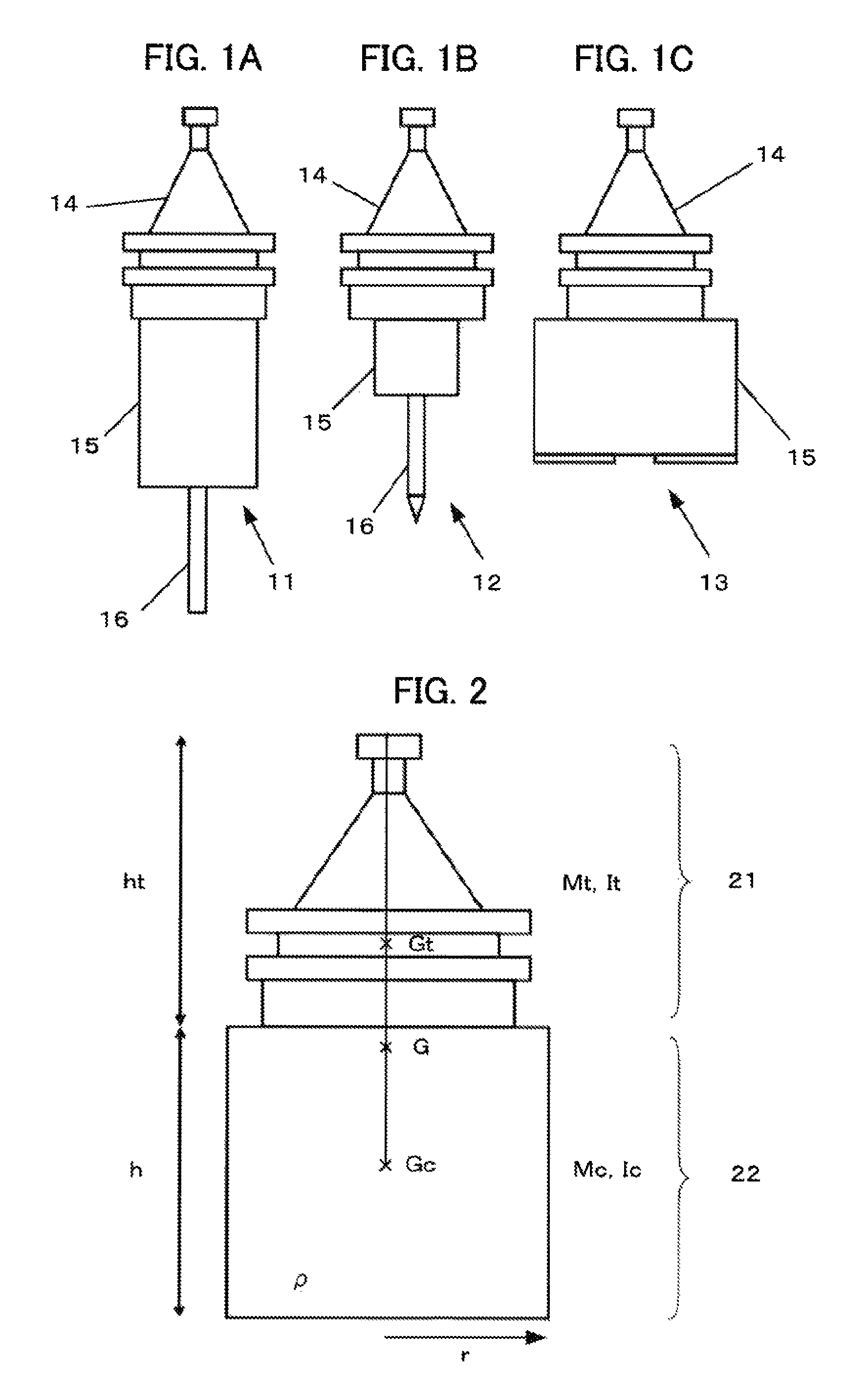 Tool gravity center position estimation device and machine tool