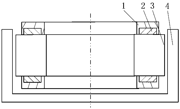 A hollow cup brushless motor protected by injection molding