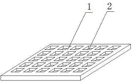 Crystal grain screening device