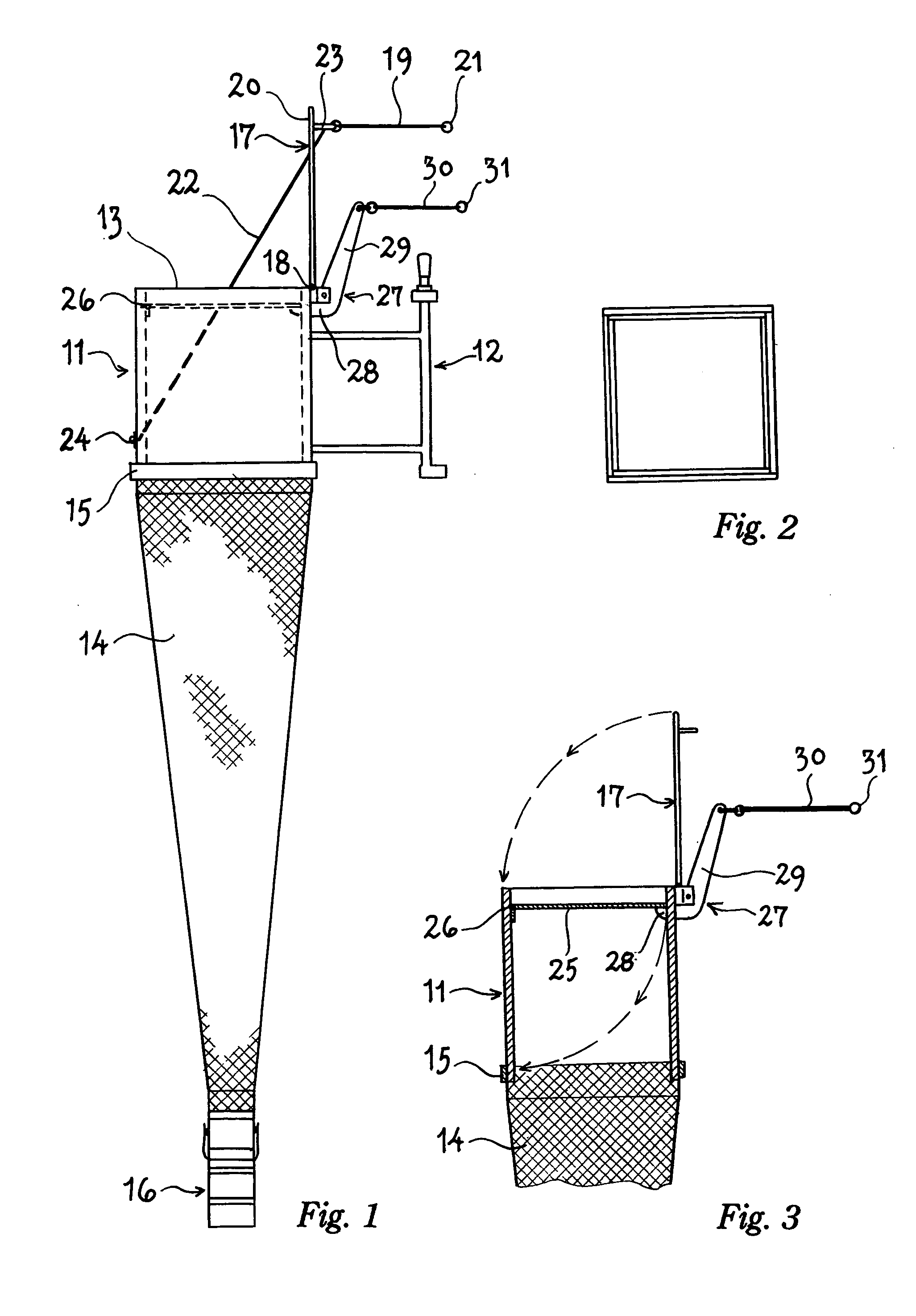 Arrangement for plankton net