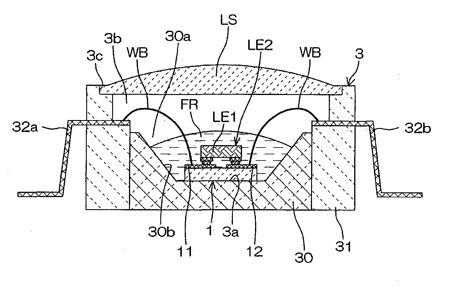 Semiconductor light emitting element mounting member, and semiconductor light emitting device employing it