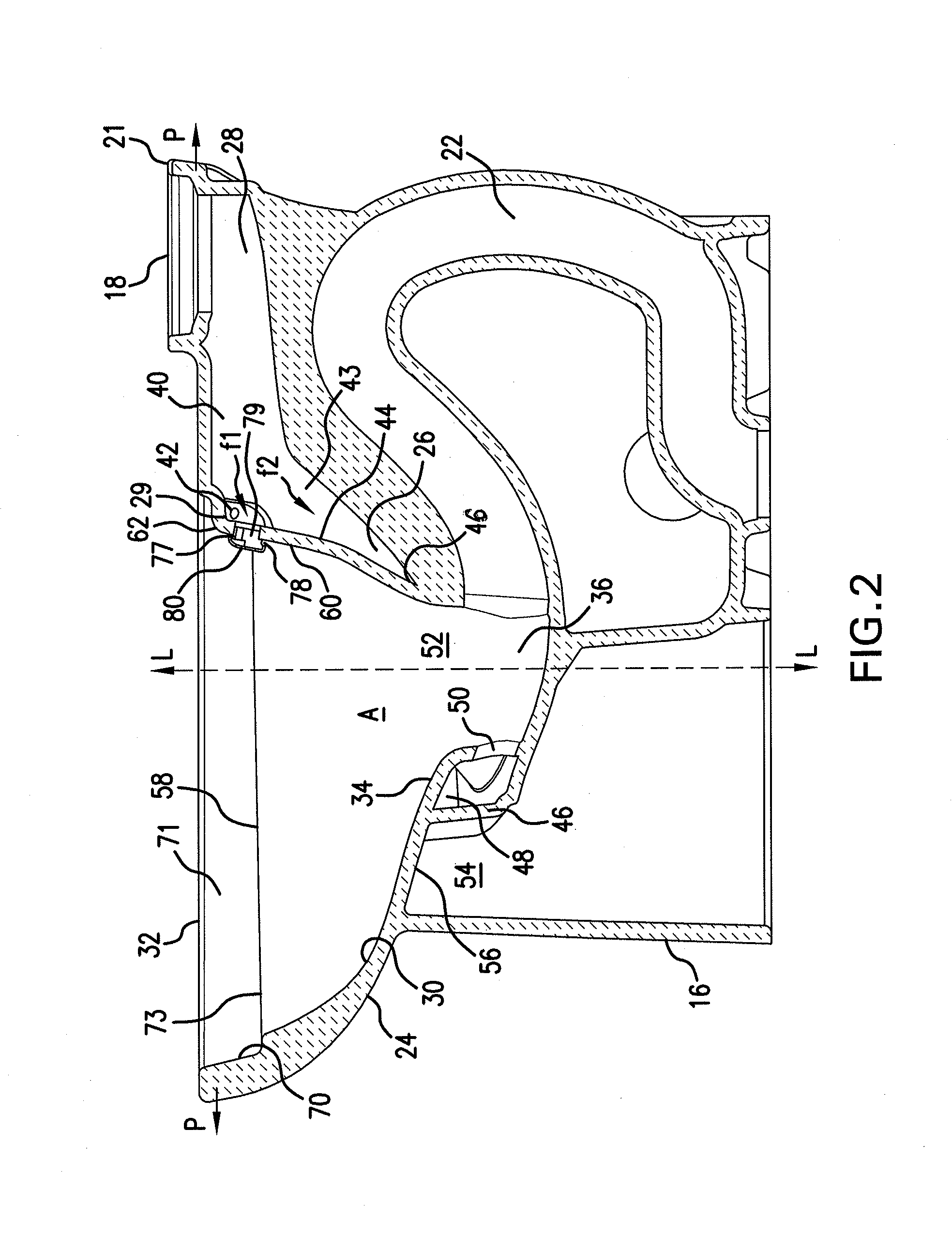 Rimless toilet