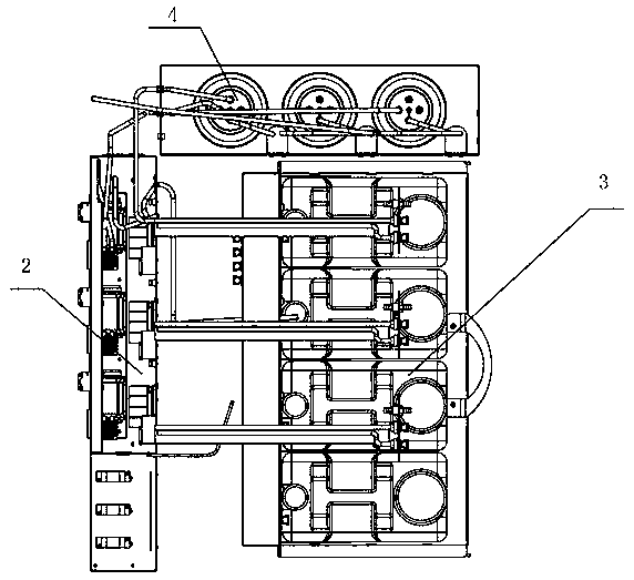 Full-automatic enzyme-linked immune analyzer washing station