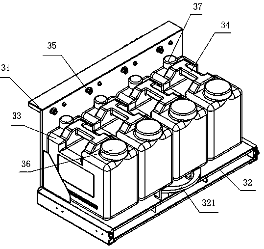 Full-automatic enzyme-linked immune analyzer washing station