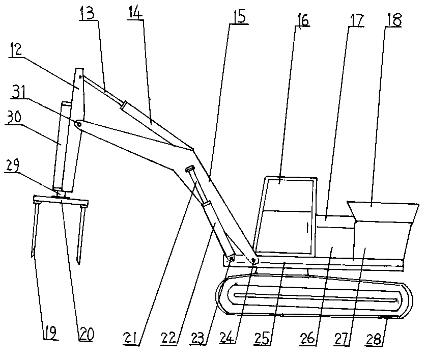 Subgrade construction method for aeolian sand section and structure and device thereof