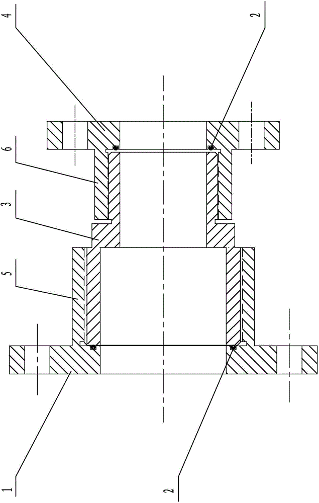 Changeable flange joint