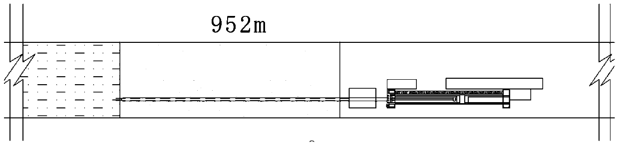 Water drain structure of deep-buried water-rich fractured zone long-distance tunnel