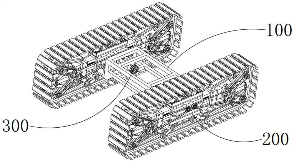 A method for deformation and heightening of crawler chassis