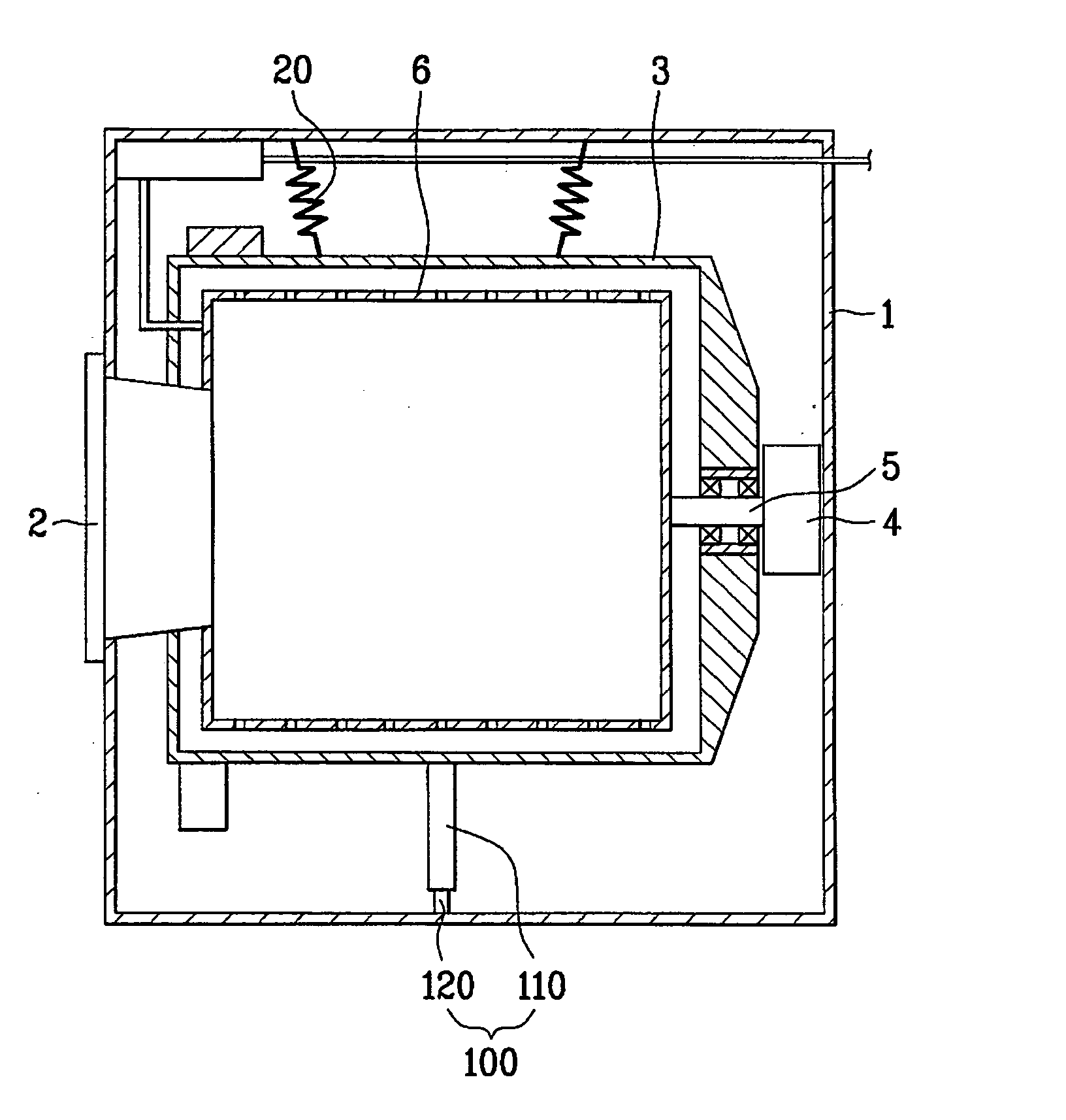 Washer, damper thereof, and control method thereof