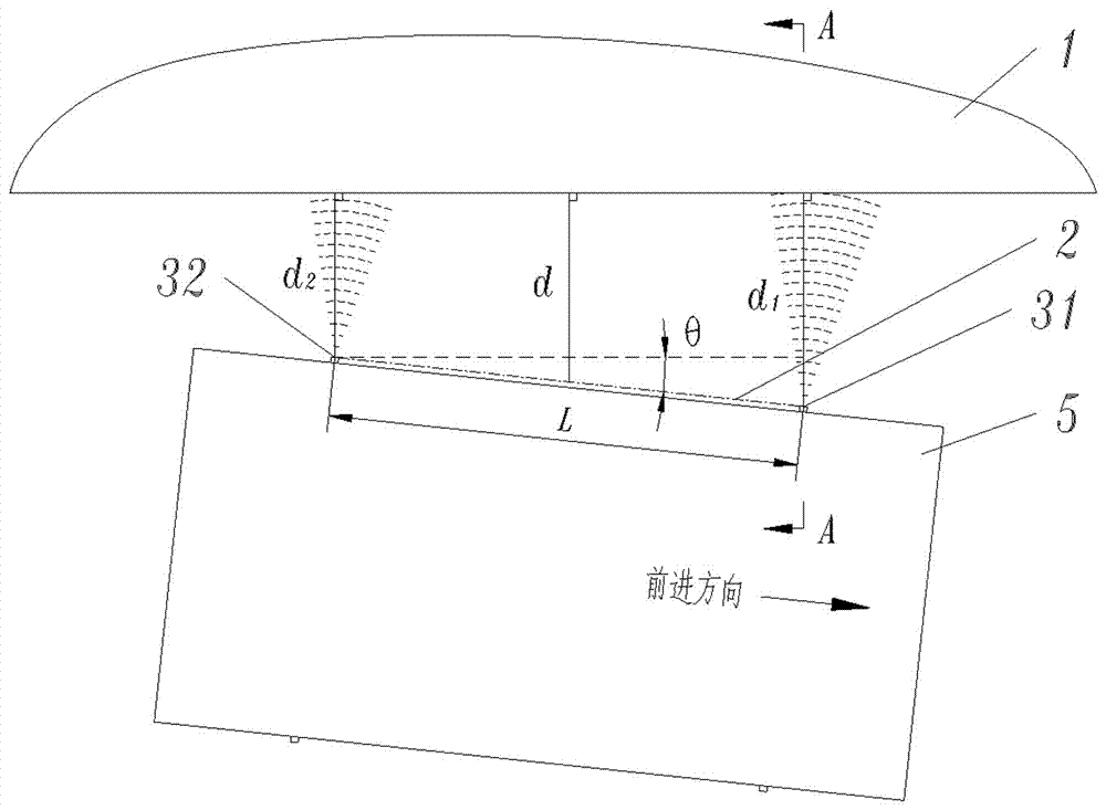 Automatic deviation correction method and system for solar panel cleaning vehicle in progress