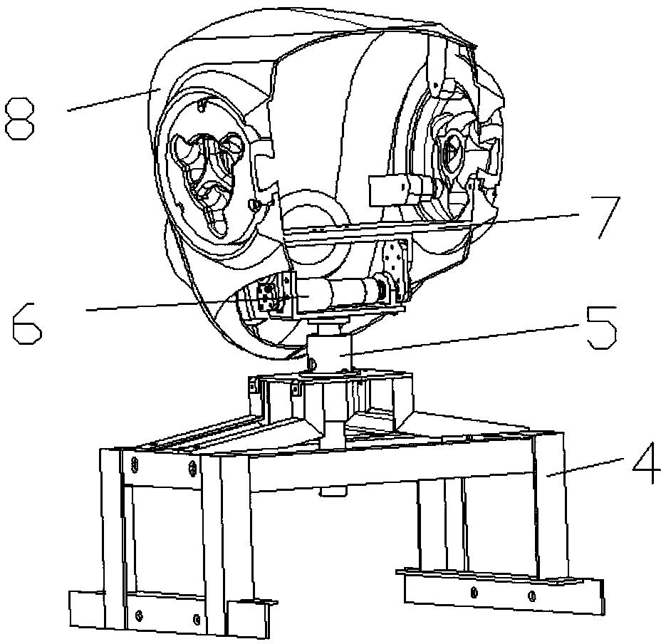 Wheel type double-arm indoor transport robot