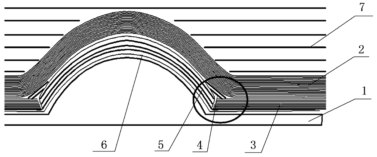 Process cover plate with groove structure and manufacturing method for process cover plate