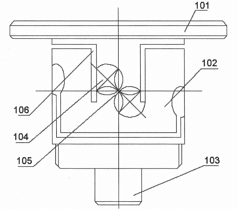 Small-sized integral type flexible joint and minitype high-speed dynamic tuned gyroscope