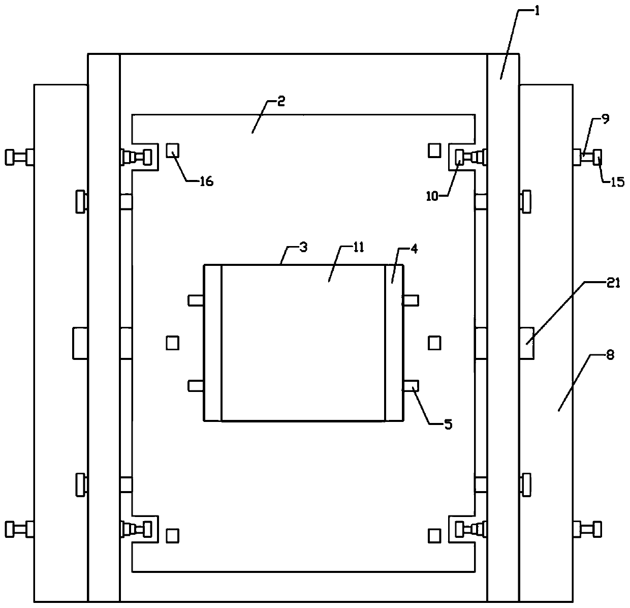 Sick pig blood taking device with rotary fixing function for animal husbandry and veterinary medicine