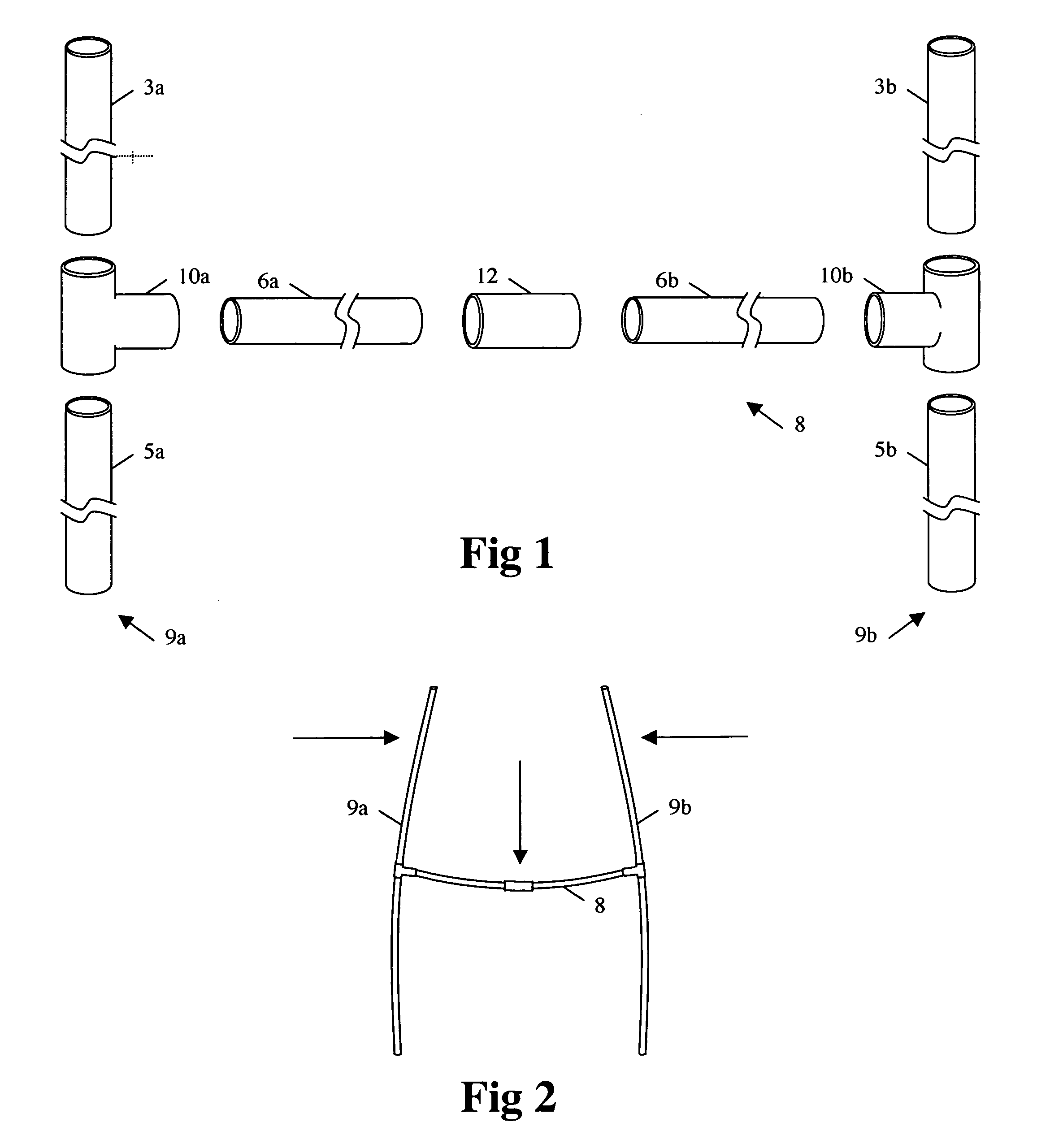 Lightweight portable goal post