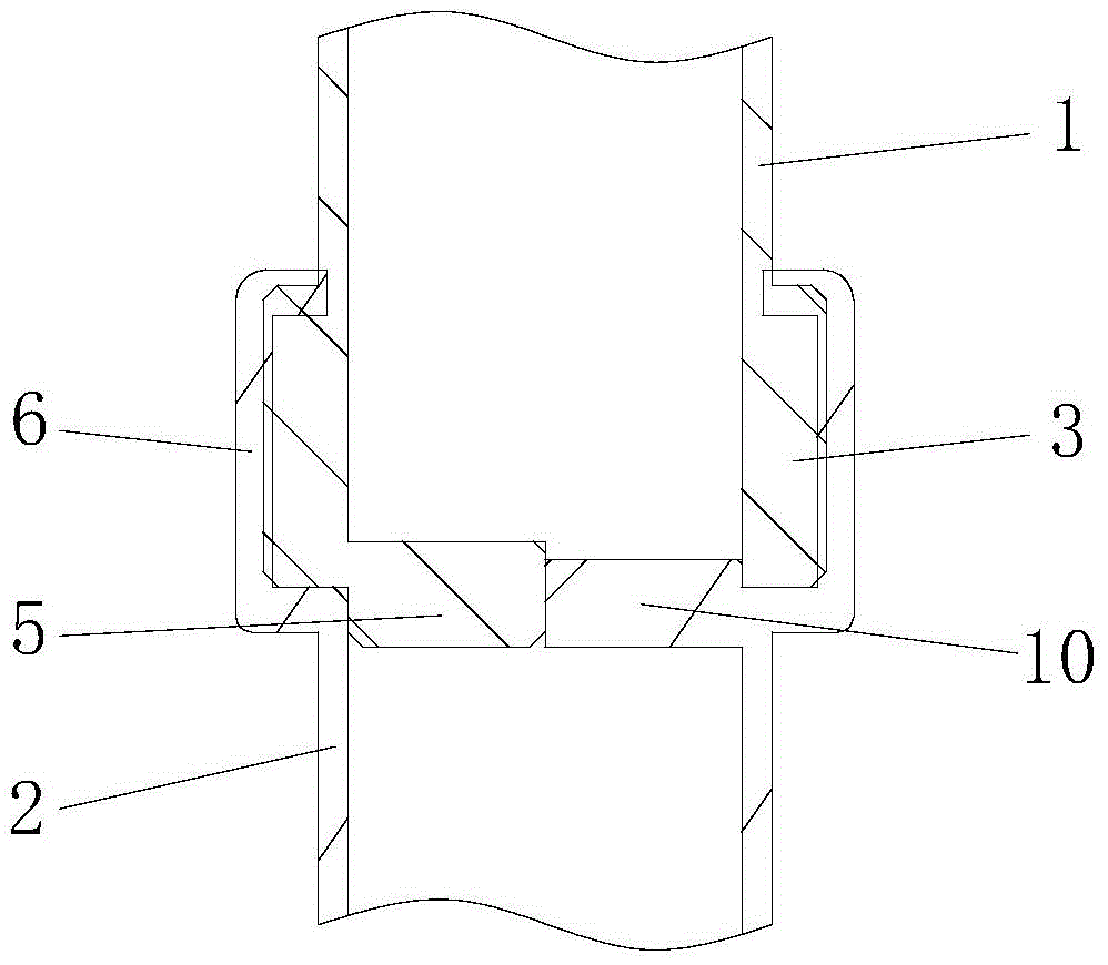 Two-segment-type automatic sealing straw