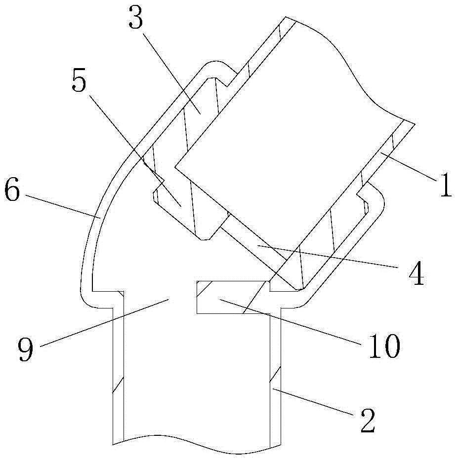 Two-segment-type automatic sealing straw