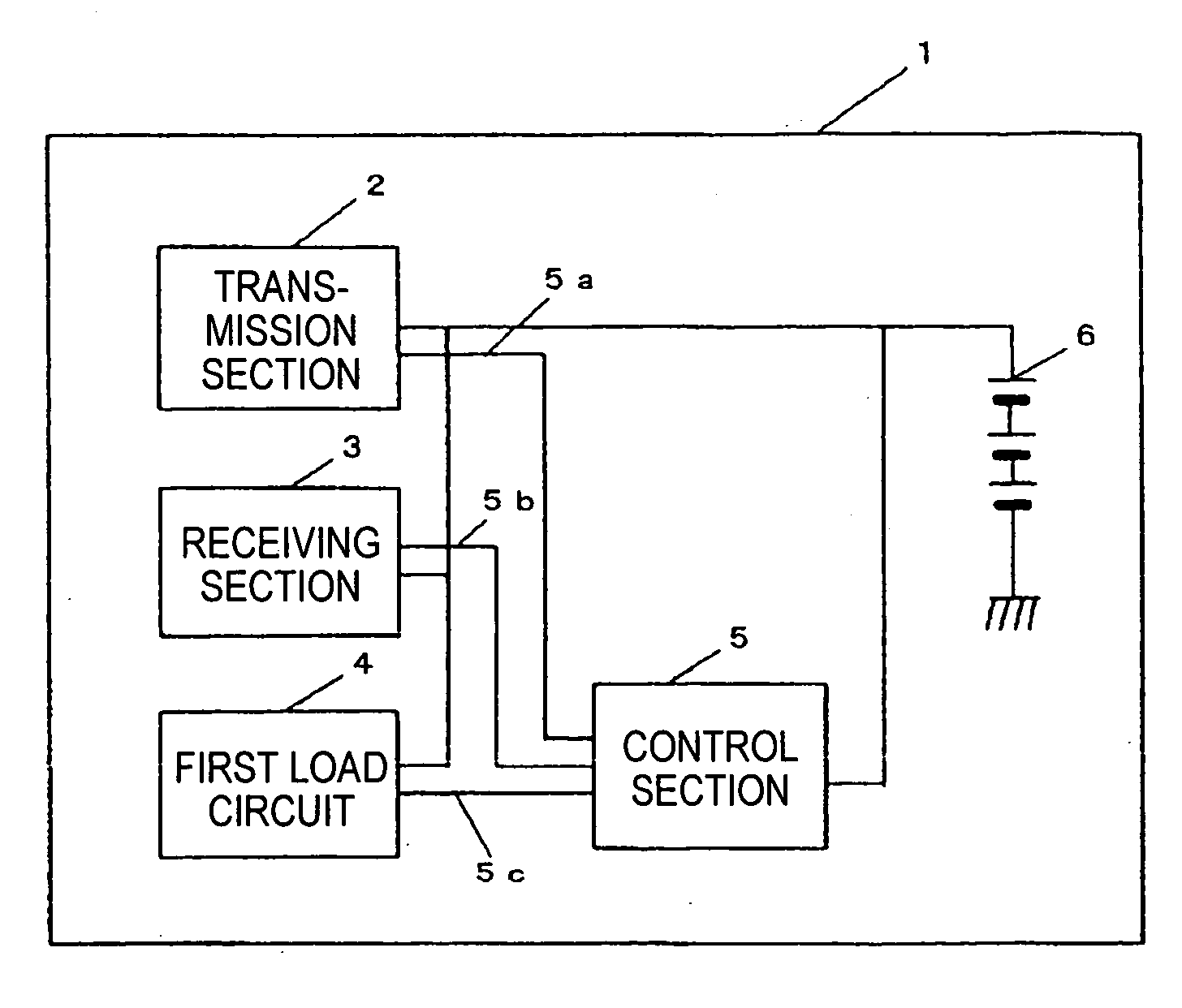 Radio telephone apparatus and method for controlling amount of electric current consumption thereof