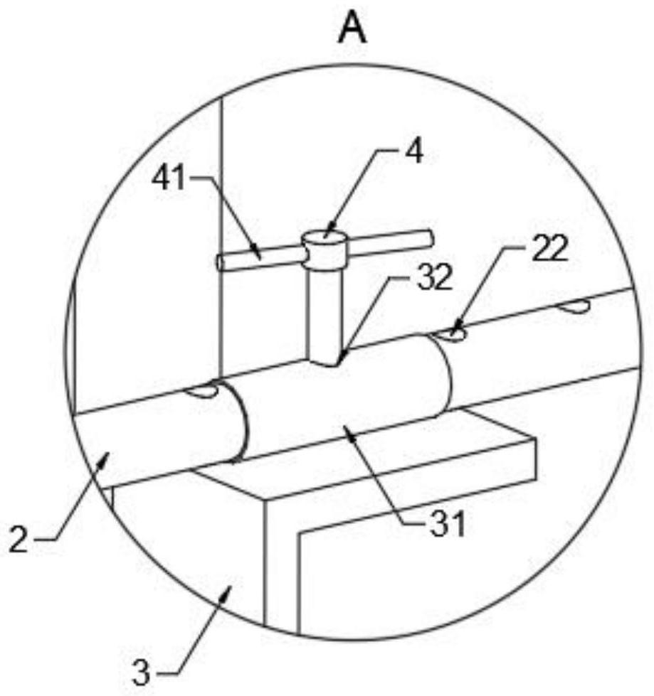 Telescopic oil scraping device