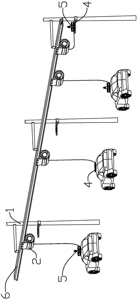 Electric supply system capable of charging electric automobile