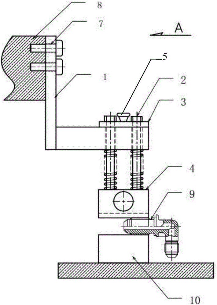 Feeding protection mechanism for horizontal thread rolling machine