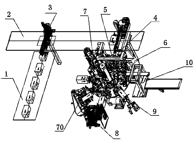 Wine box forming machine