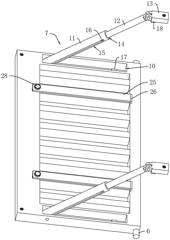 High-strength green curtain wall supporting structure for building and mounting method