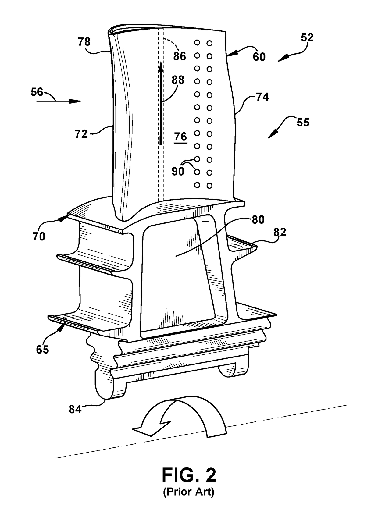 Lattice structure in cooling pathway by additive manufacture