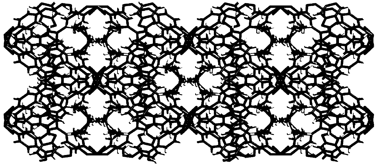 Organic ligand, metal organic frames based on Cu (I) ions, synthetic method for organic ligand and metal organic frames based on Cu (I) ions and application