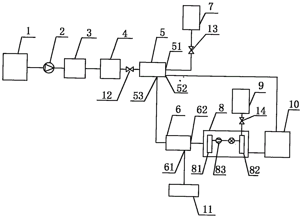 Recovery device for waste heat of waste water