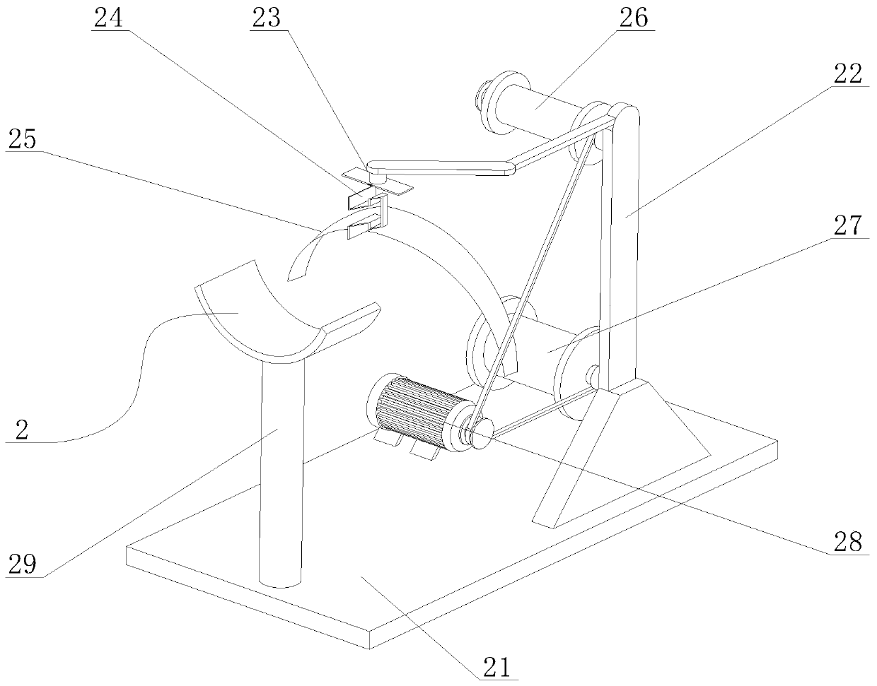 Photoelectric composite cable and sheath separation equipment applied to same