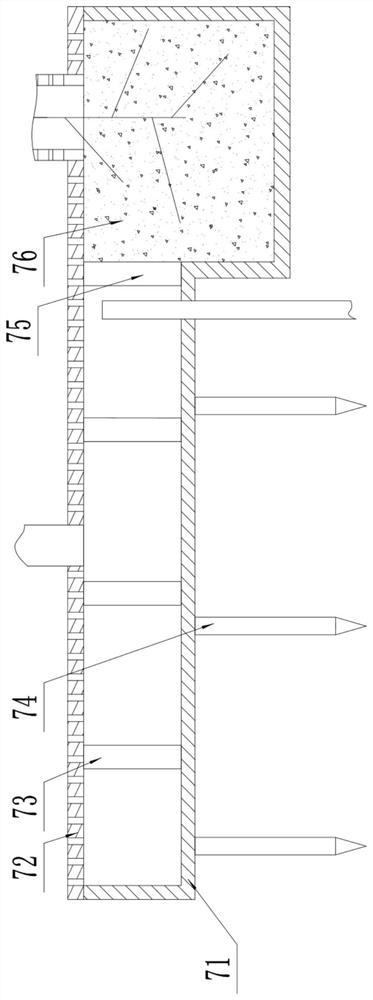 Vegetation revetment water and soil conservation device