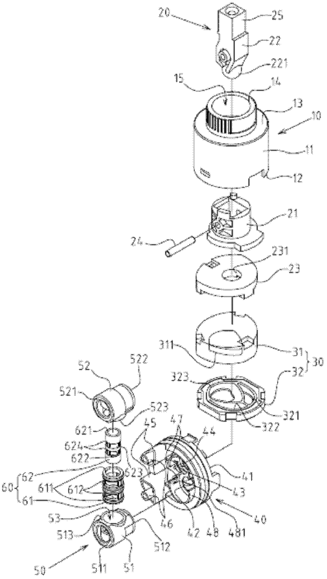 Cold and hot balancing ceramic valve