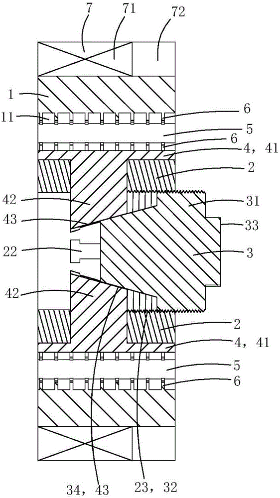 Intelligent zero sequence current transformer with high line clamping intensity