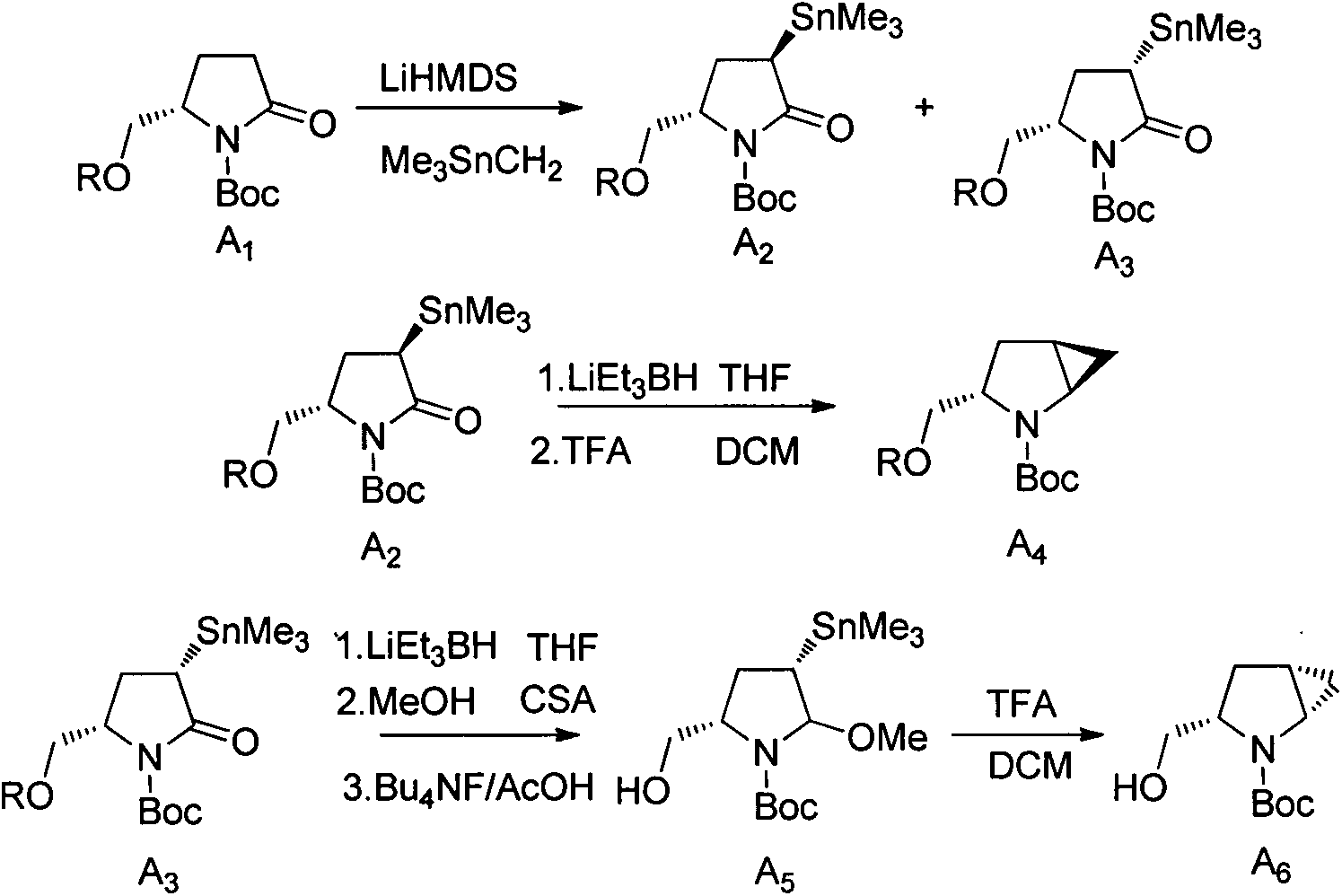 Asymmetric synthesis method of medical intermediate 2-azabicyclo [3. 1. 0] hexane-2, 3-tert-butyl dicarbonate