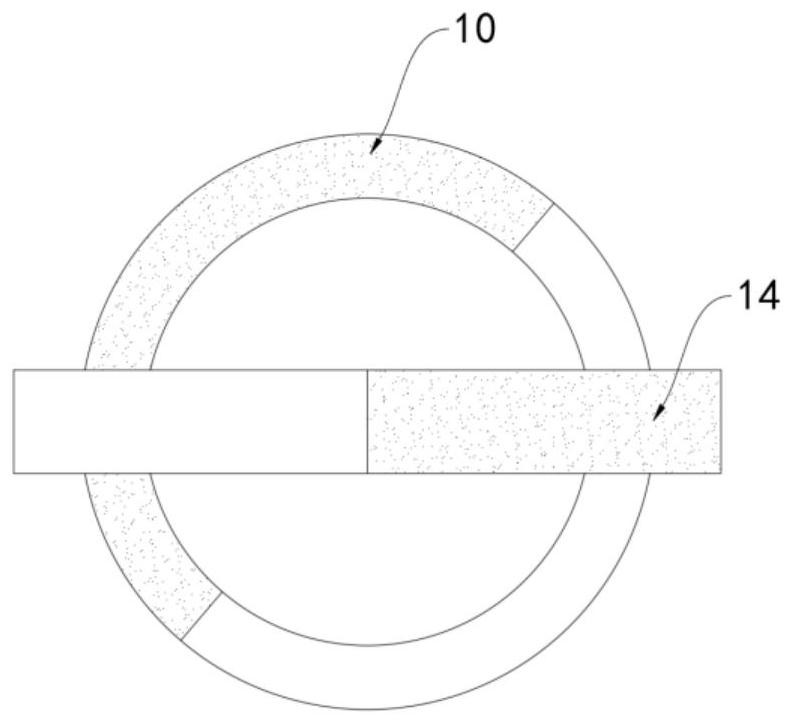 Vertical ecological greening device for building outer wall