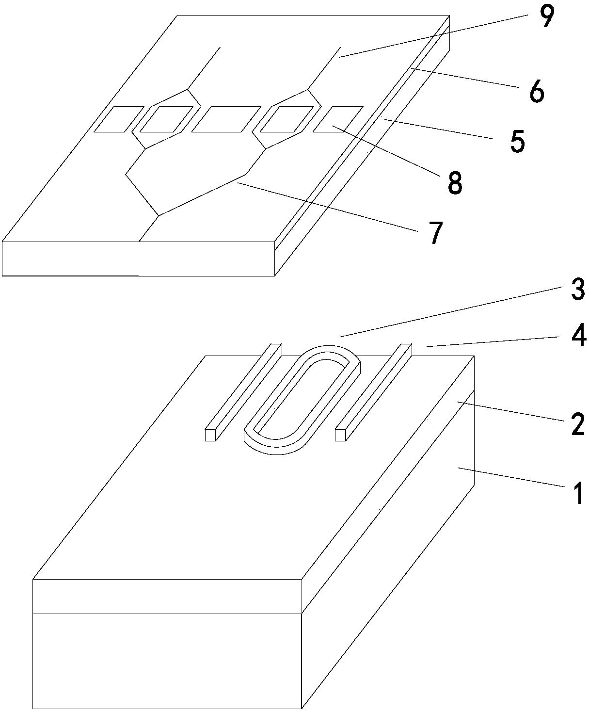 Silicon dioxide waveguide and lithium niobate film vertically-coupled resonant integrated optical gyroscope