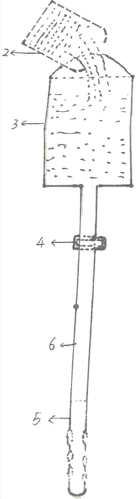 Enema tube for anal relaxation patient