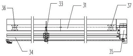 Double-end rear cotton removing system based on itinerant cleaning technology