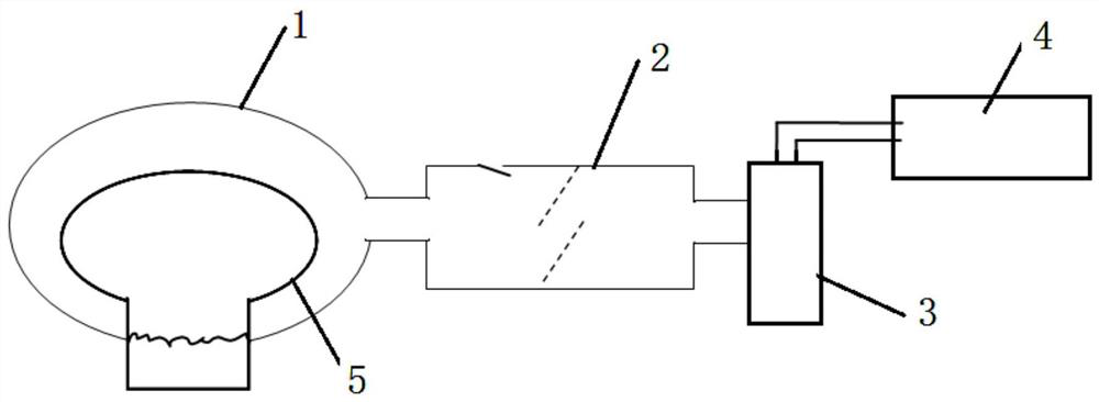 Real-time methane detection device for oil gas fixed top storage tank