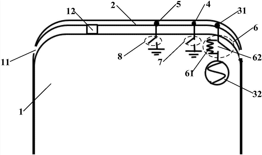 Antenna structure and electronic equipment