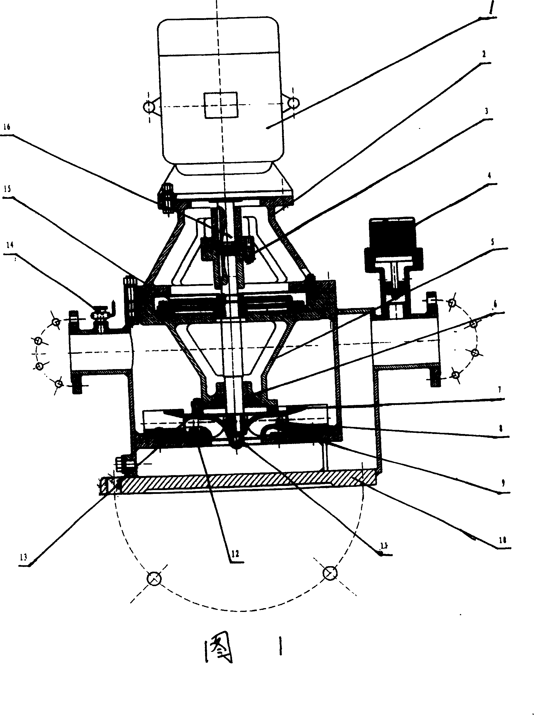 Vertical disintegratable self-suction dredge pump