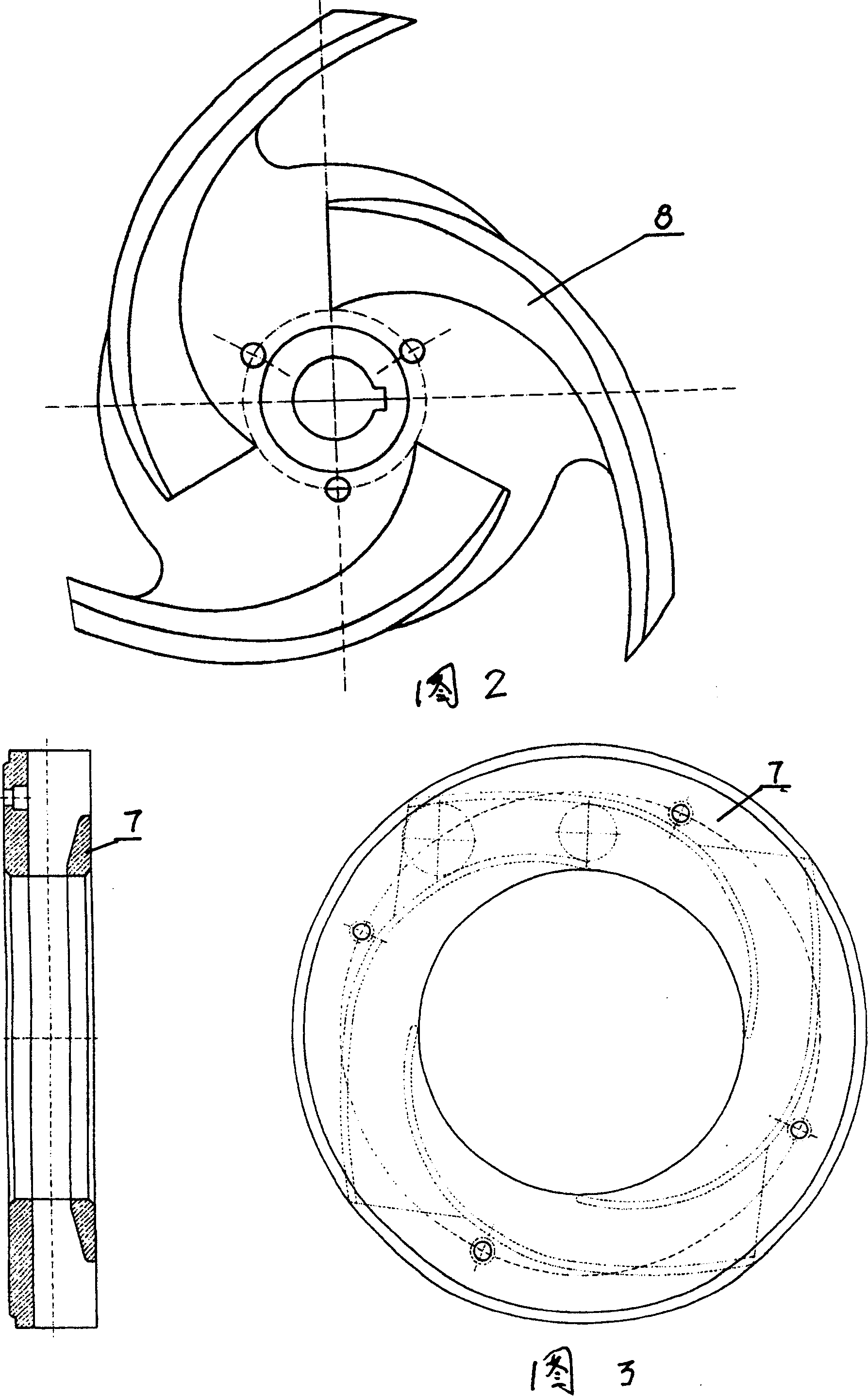 Vertical disintegratable self-suction dredge pump