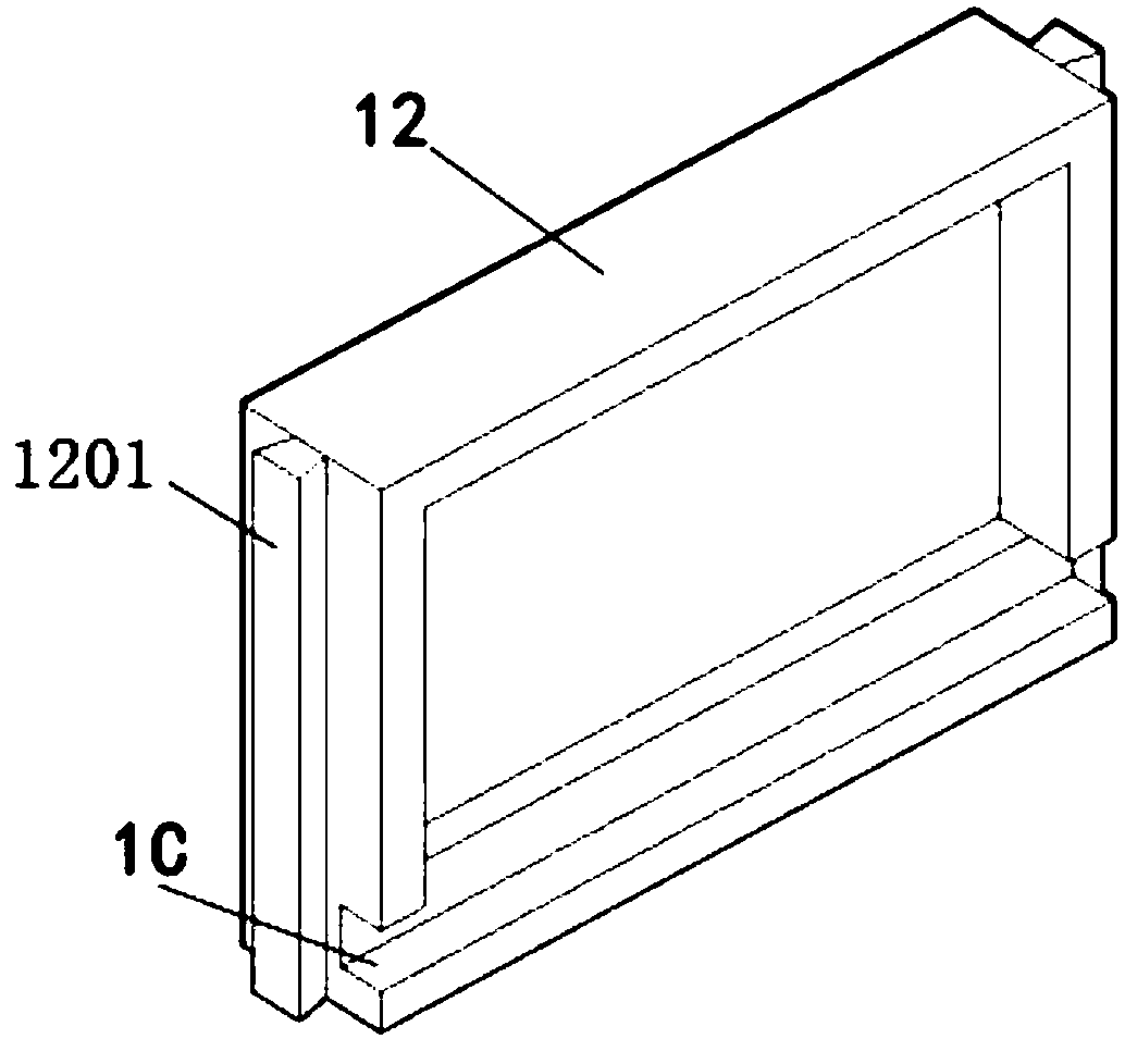 Device for testing fracture frost heaving force of rock under vertical load effect