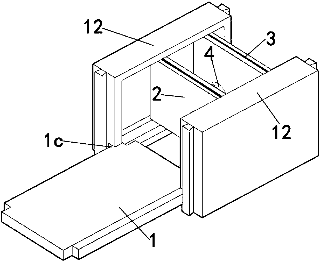 Device for testing fracture frost heaving force of rock under vertical load effect