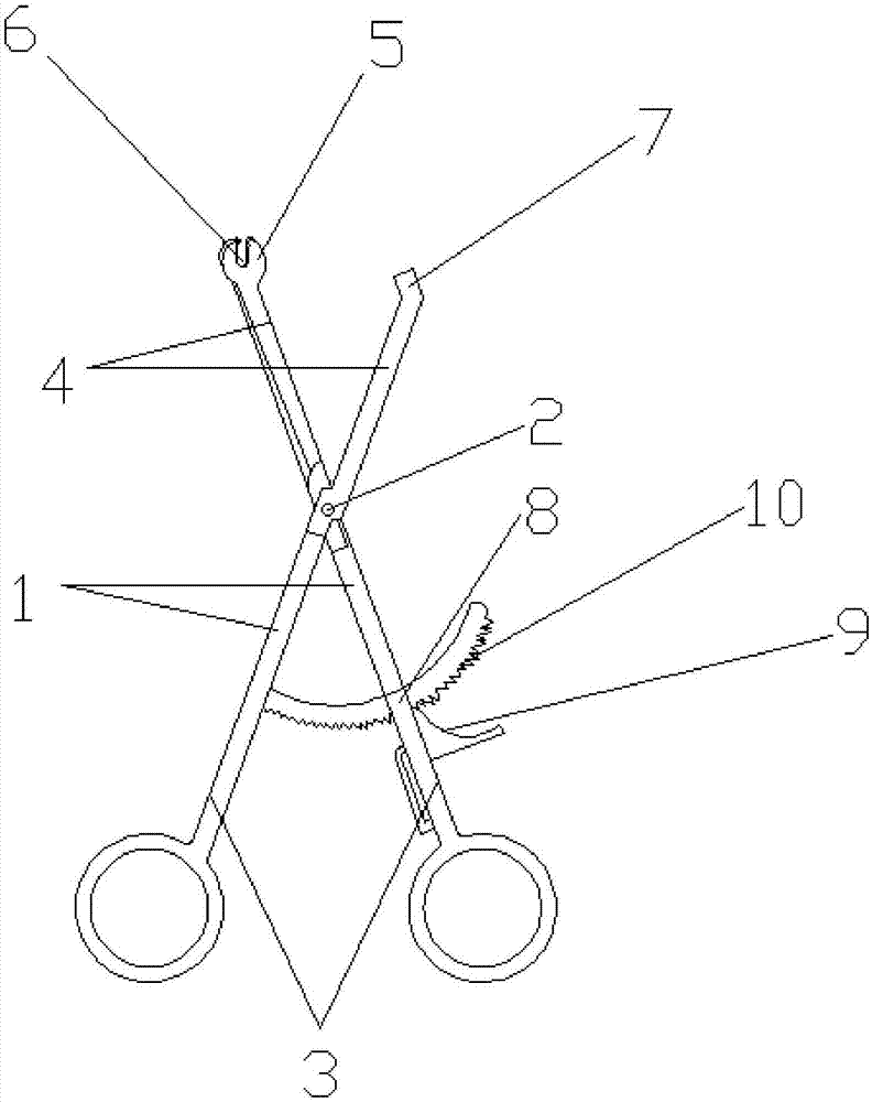 Vertebral plate-rotating opener for cervical vertebra single-door opening operation